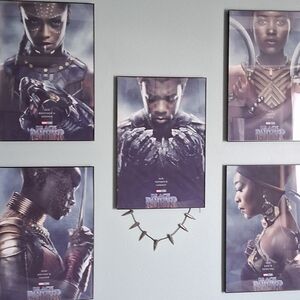 Marvel Black Panther Movie Silk Posters Set